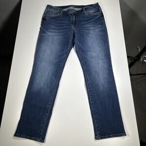 Kut From The Kloth Jeans Women’s 10P Boyfriend Petite Stretch Denim Dark Wash